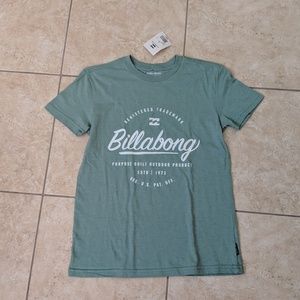 Kids Billabong Shirt Size Small Seafoam Green